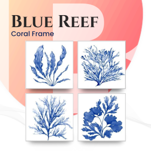 Blue Reef Coral Frame By Best Price Furniture