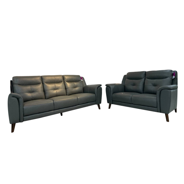 Georgia 3 Seater and 2 Seater Leather Sofa By Best Price Furniture