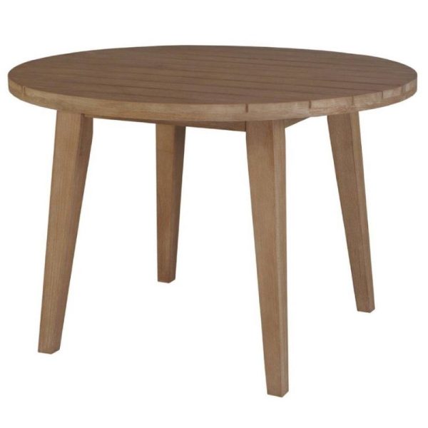 Vivian Outdoor Round Dining Table Eucalyptus By Best Price Furniture Outlet