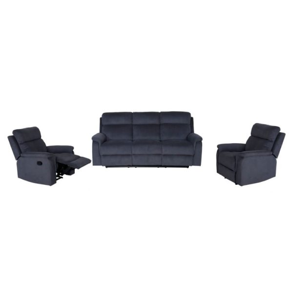 Affordable Paton Manual Recliner 3RR + R + R Suite By Best Price Furniture