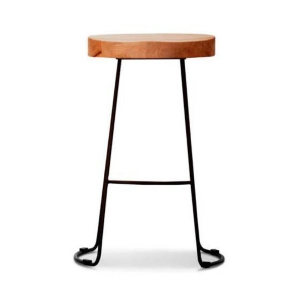 Delia Stool Black Metal Base By Best Price Furniture