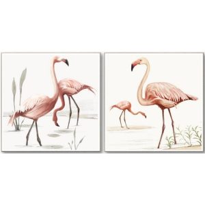 Pink Flamingo Framed By Best Price Furniture