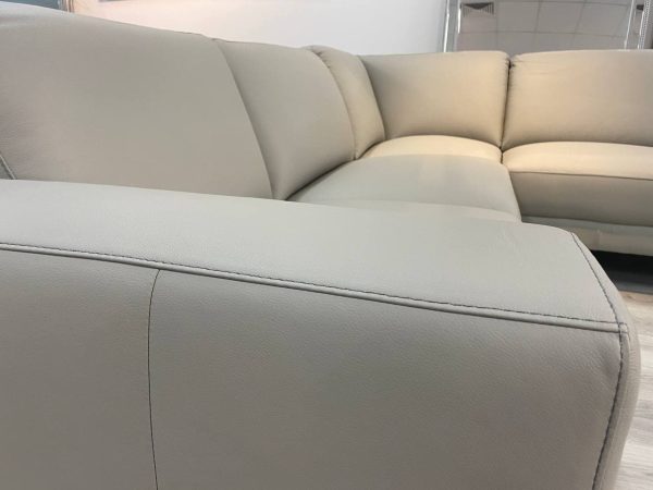 Zoom in View of Magnum Corner Leather Sofa By Best Price Furniture