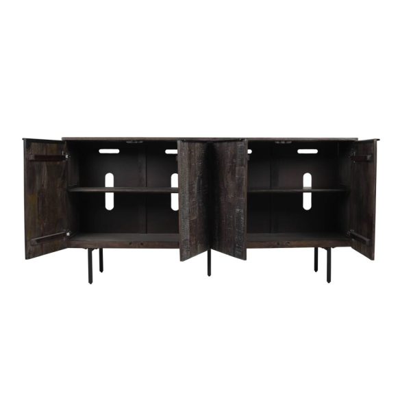 Open View of Layla 4 Door Sideboard By Best Price Furniture