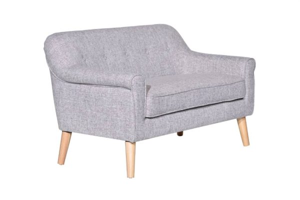 Panya two Seater in ,light grey by best price furniture outlet