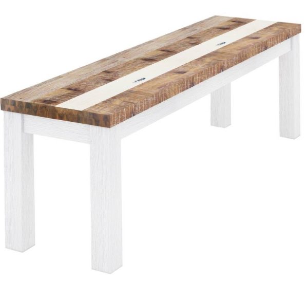 Natal White Bench By Best Price Furniture